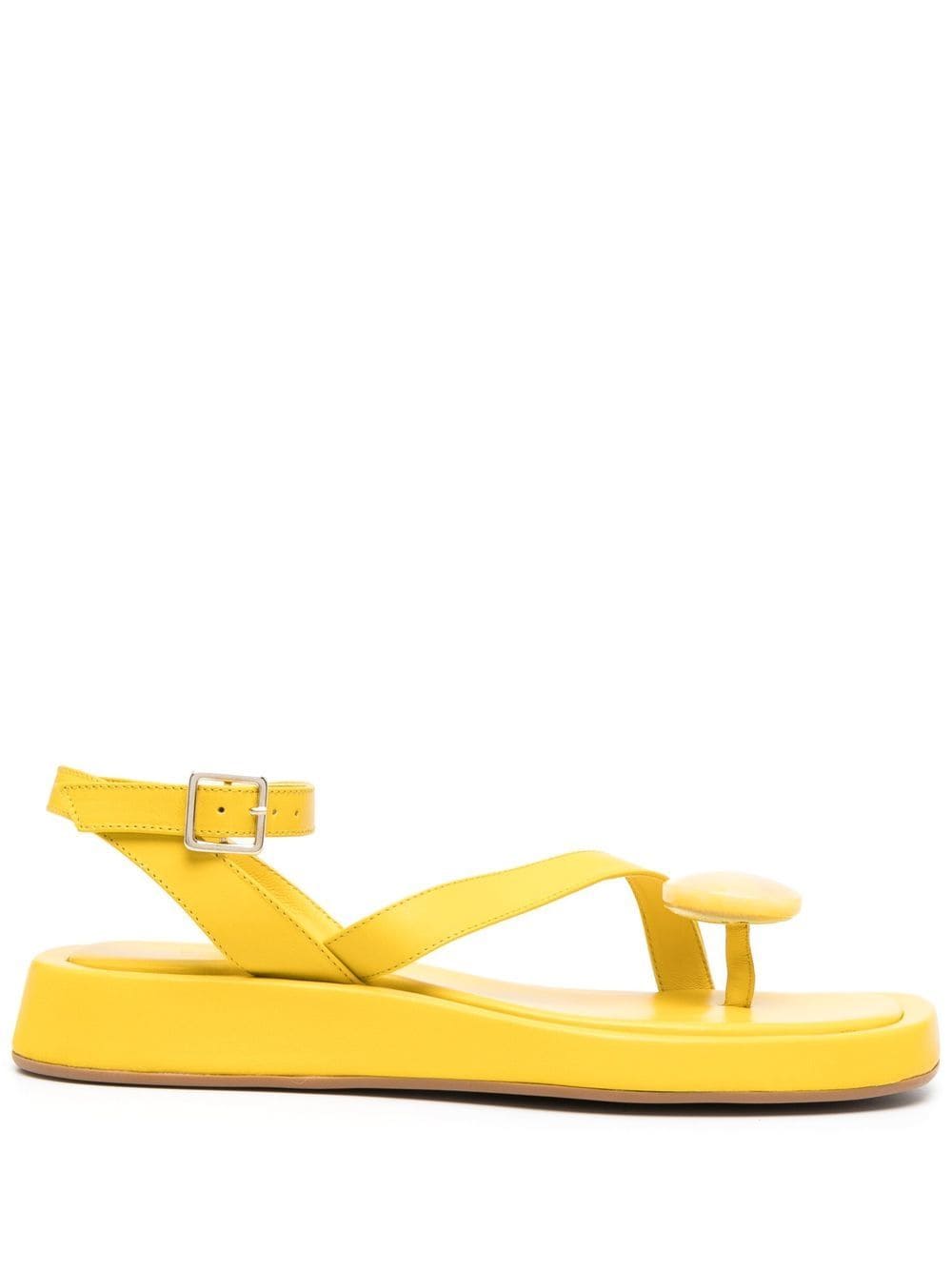 GIABORGHINI open-toe sandals - Yellow von GIABORGHINI
