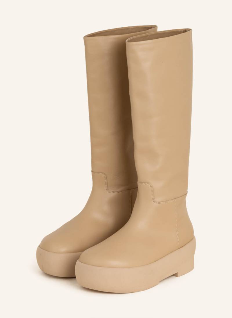 Gia Borghini Plateau-Stiefel Gia 16 beige von GIA BORGHINI