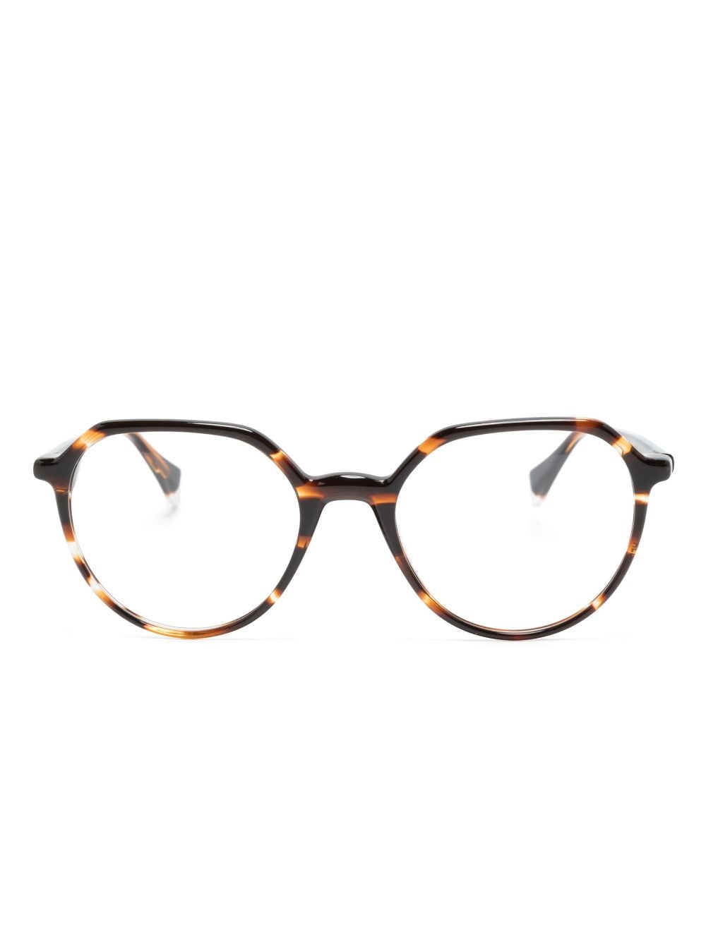 GIGI STUDIOS Alda tortoiseshell round-frame glasses - Brown von GIGI STUDIOS