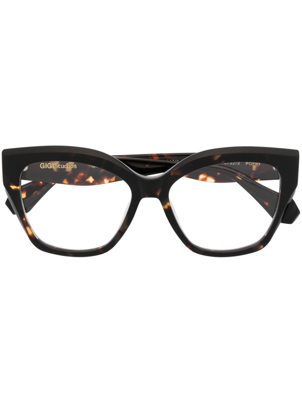 GIGI STUDIOS Poppy cat eye-frame glasses - Brown von GIGI STUDIOS