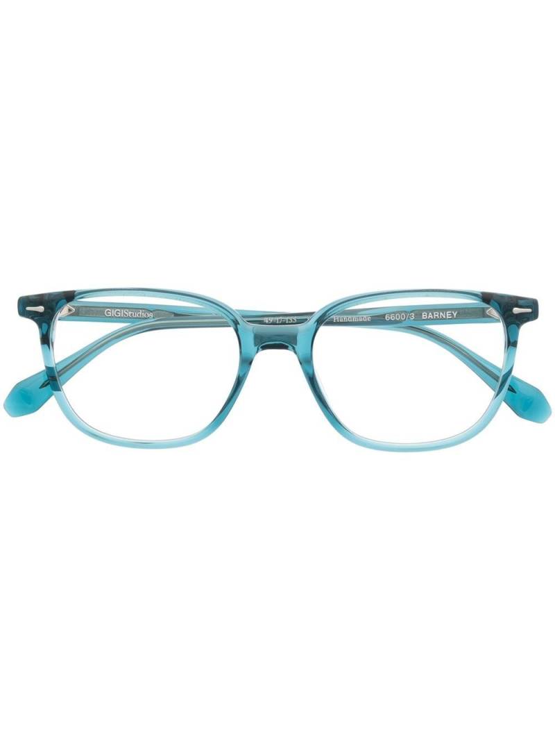 GIGI STUDIOS square-frame glasses - Blue von GIGI STUDIOS
