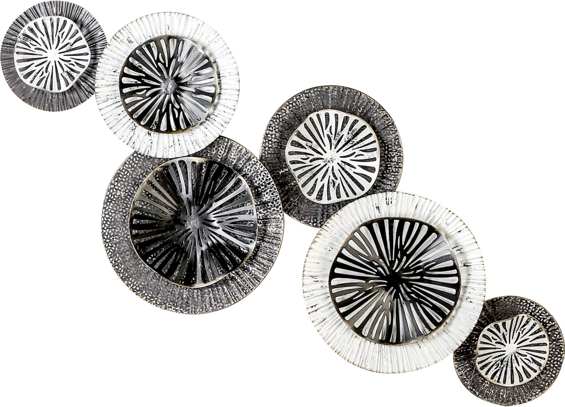 GILDE Wanddekoobjekt »Wandrelief Circolo«, (1 St.), modern, Metall GILDE Wanddekoobjekt »Wandrelief Circolo«, (1 St.), modern, Metall von Gilde