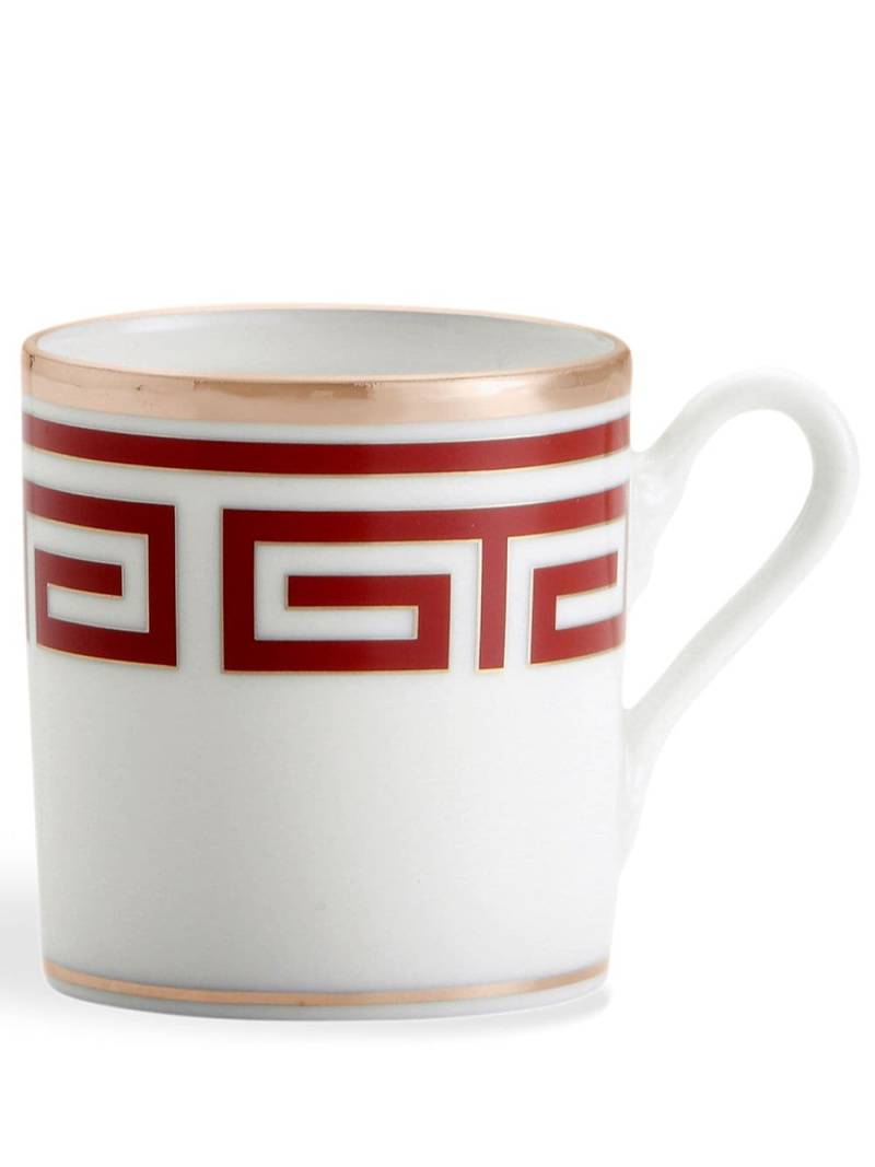 GINORI 1735 Labirinto coffee cups (set of 2) - Red von GINORI 1735