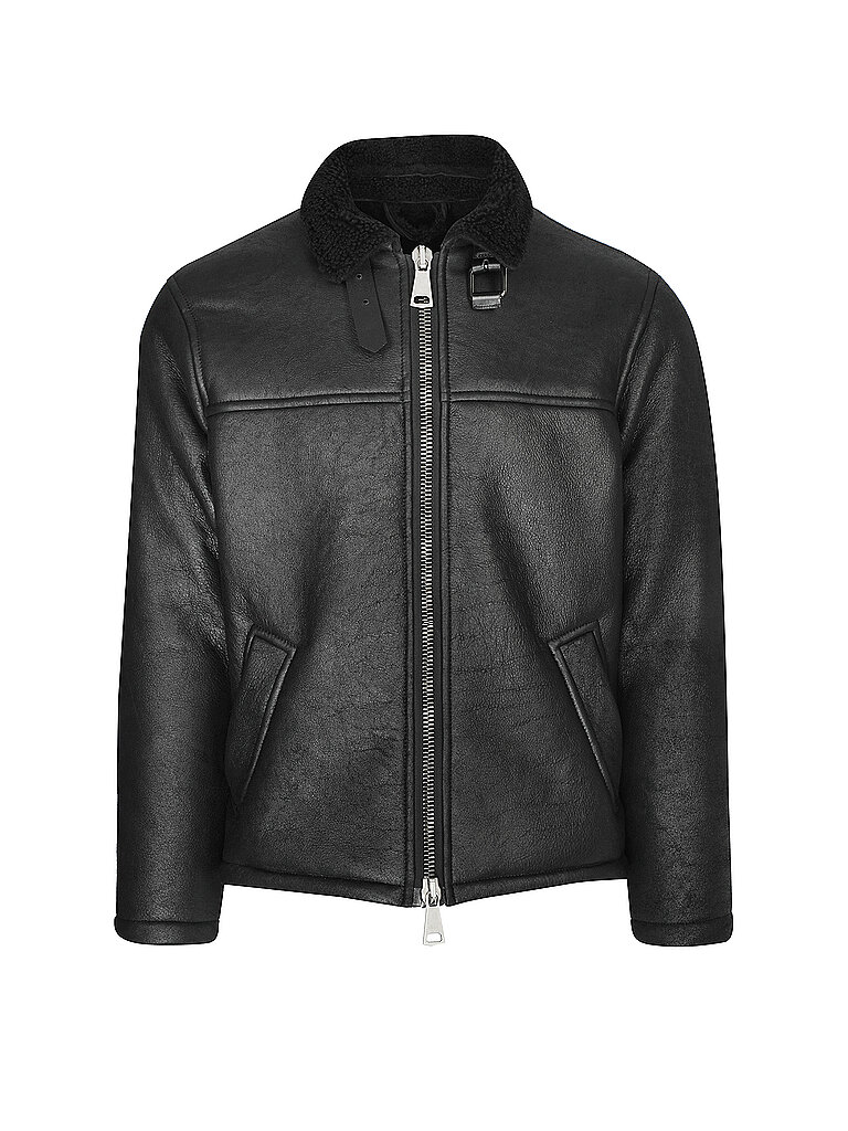 GIORGIO BRATO Lederjacke schwarz | 56 GIORGIO BRATO Lederjacke schwarz | 56 von GIORGIO BRATO