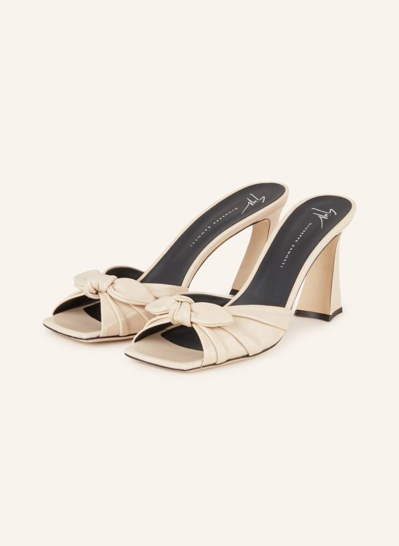 Giuseppe Zanotti Design Mules Fayed beige von GIUSEPPE ZANOTTI DESIGN