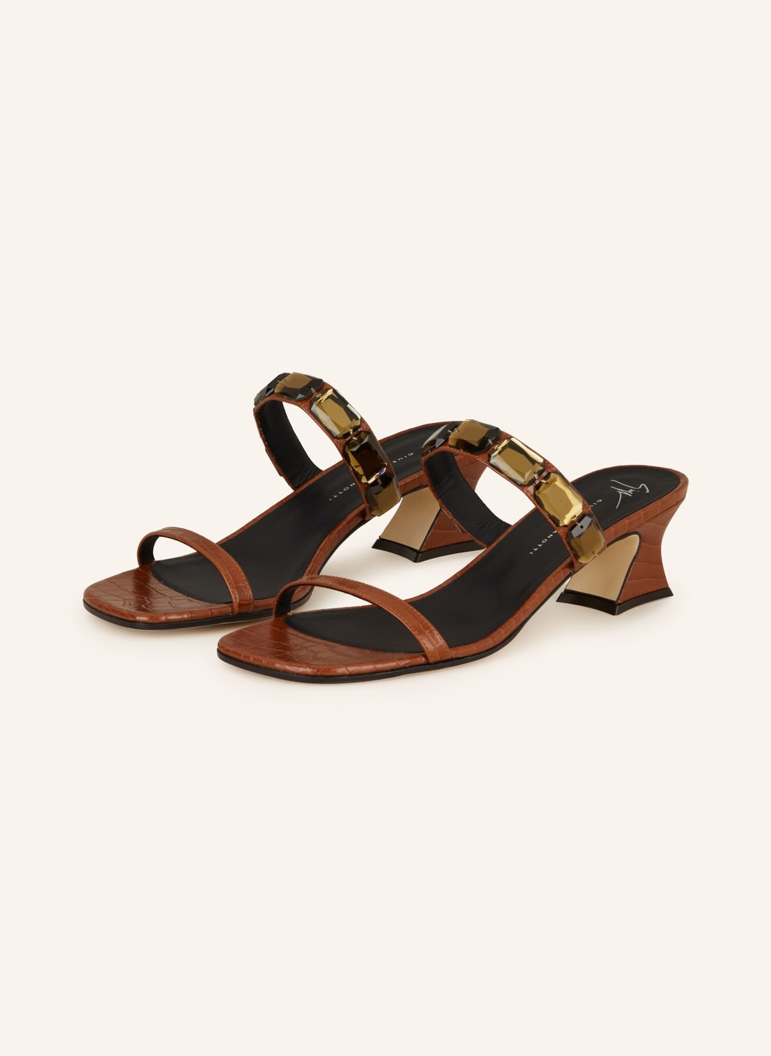 Giuseppe Zanotti Design Mules Twingo braun Giuseppe Zanotti Design Mules Twingo braun von GIUSEPPE ZANOTTI DESIGN