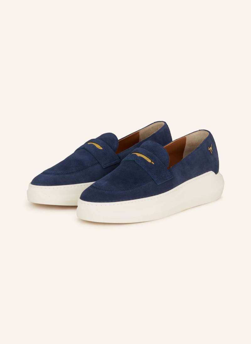 Giuseppe Zanotti Design Penny-Loafer Kashton blau von GIUSEPPE ZANOTTI DESIGN