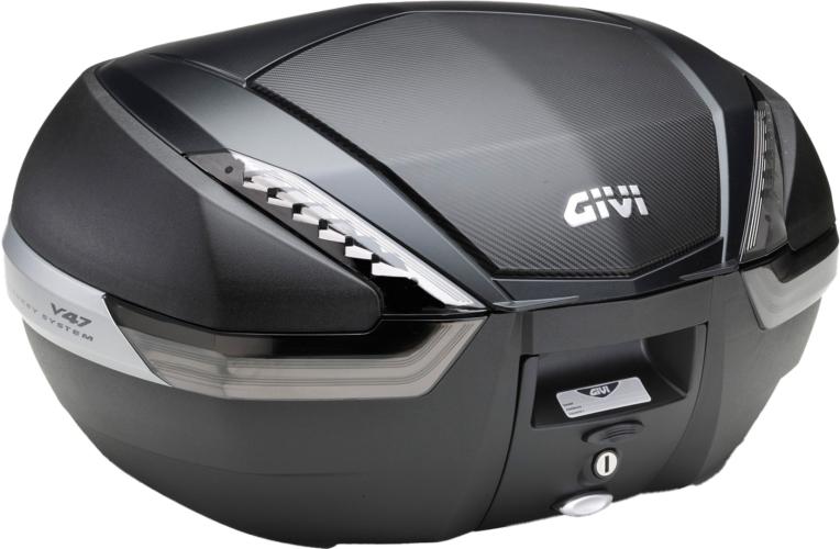 GIVI Givi Top-Case Monokey V47 - schwarz matt carbon look tech version von GIVI