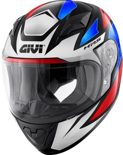 GIVI Kinderhelm Junior 4 Evo - weiss-rot-blau (Grösse: 52) von GIVI