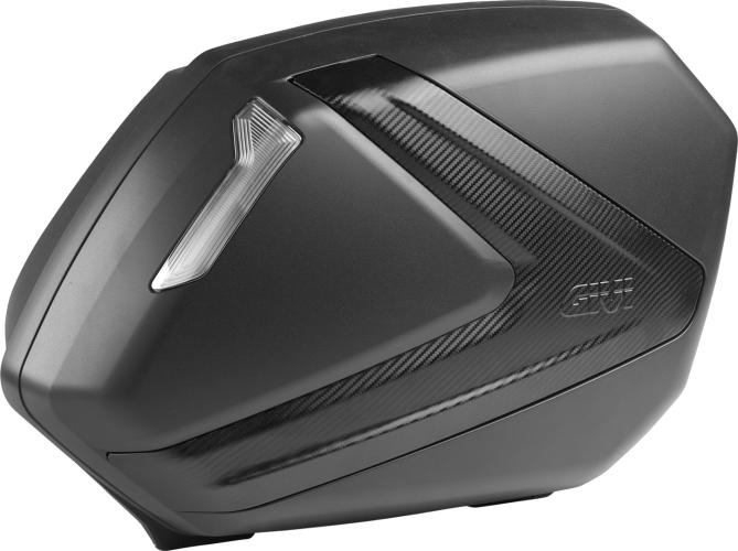 GIVI Seitenkoffer V37NNT - schwarz matt carbon look tech version von GIVI