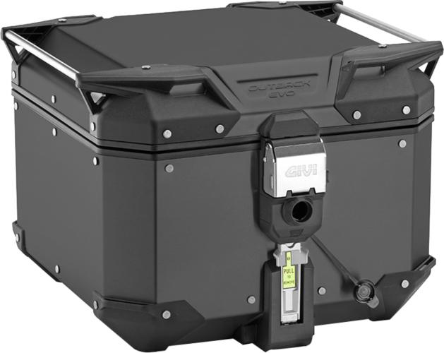 GIVI Topcase Monokey OBKEVO 42LT. - schwarz aluminium. von GIVI