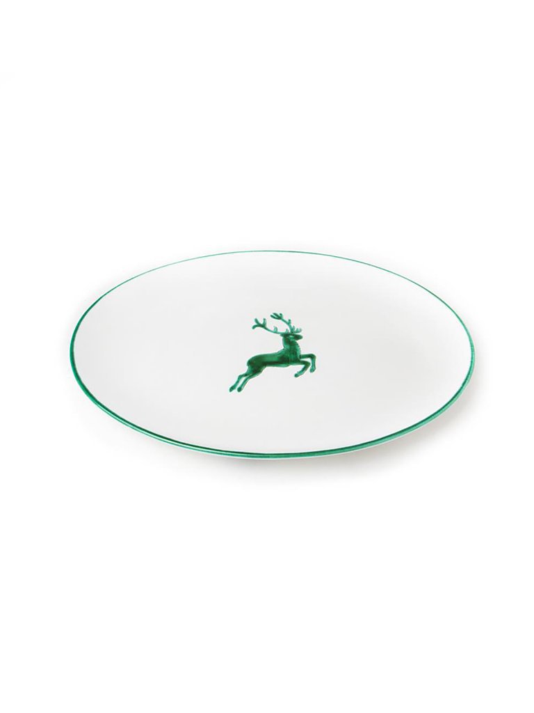 GMUNDNER KERAMIK Platte oval Grüner Hirsch 33x26cm grün GMUNDNER KERAMIK Platte oval Grüner Hirsch 33x26cm grün von GMUNDNER KERAMIK