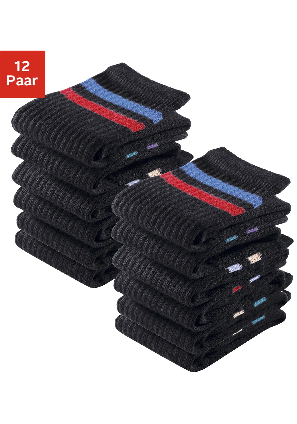 Go in Tennissocken, (Set, 12 Paar)