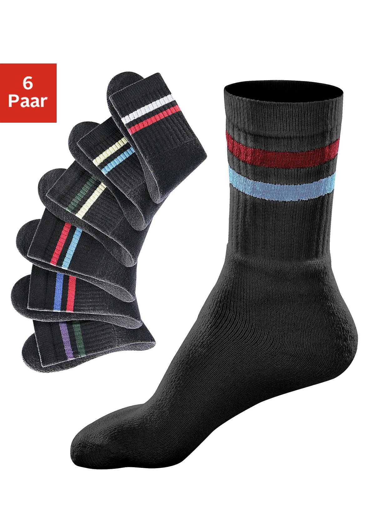 Go in Freizeitsocken, (Set, 6 Paar) von Go in