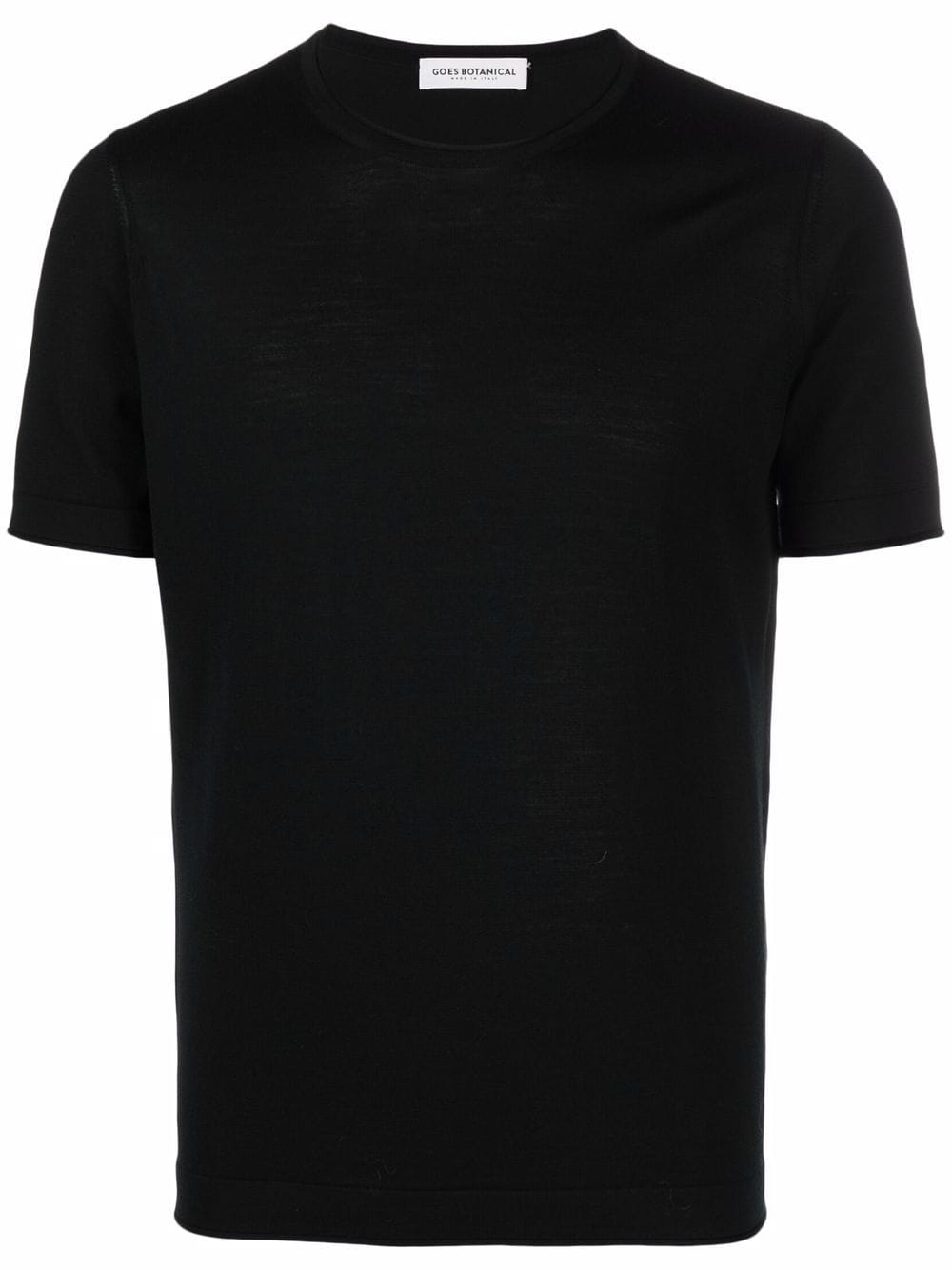 GOES BOTANICAL crew-neck fitted T-shirt - Black von GOES BOTANICAL