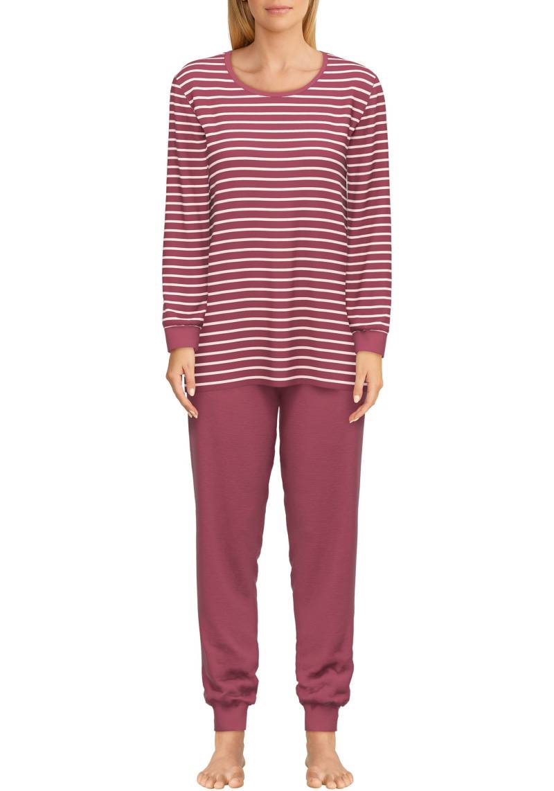 GÖTZBURG Pyjama, (2 tlg.), Langarm, Rundhalsausschnitt, Reine Baumwolle von GÖTZBURG