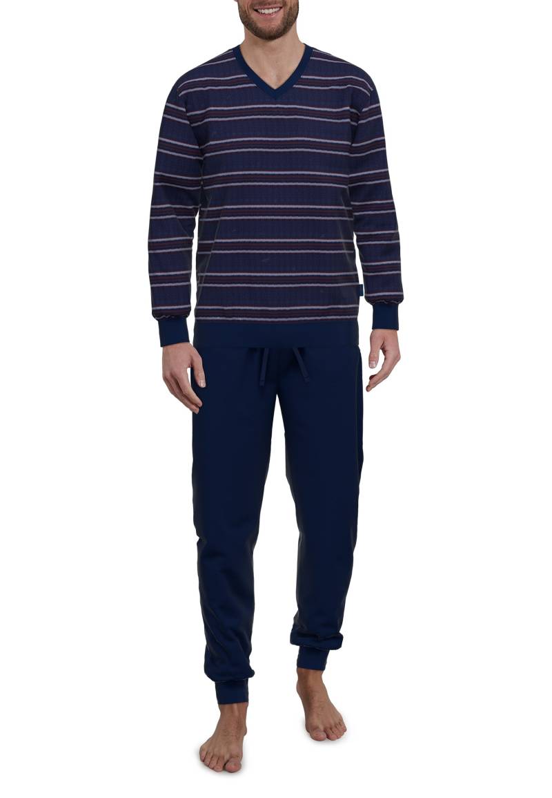 GÖTZBURG Pyjama, (2 tlg.), V-Ausschnitt, Langarm, elastische Bündchen von GÖTZBURG