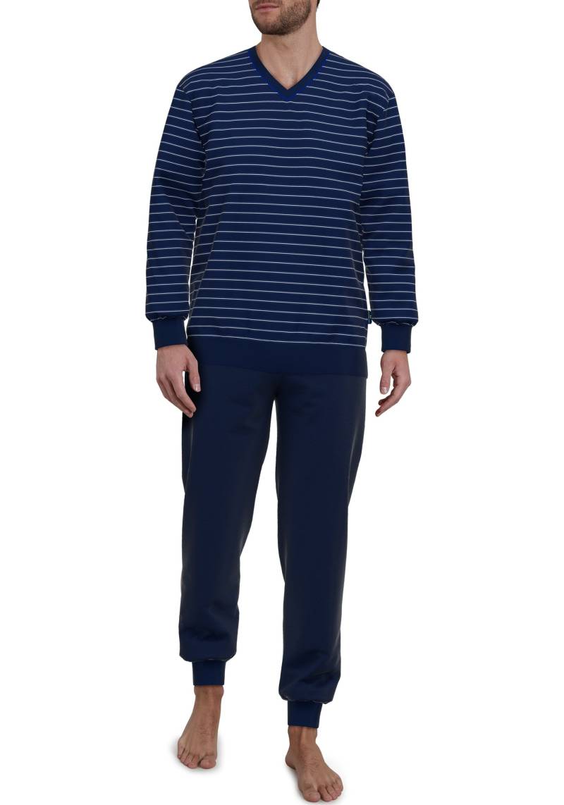 GÖTZBURG Pyjama »Sternstunde«, (2 tlg.), Rundhalsausschnitt, Langarm, Brusttasche von GÖTZBURG