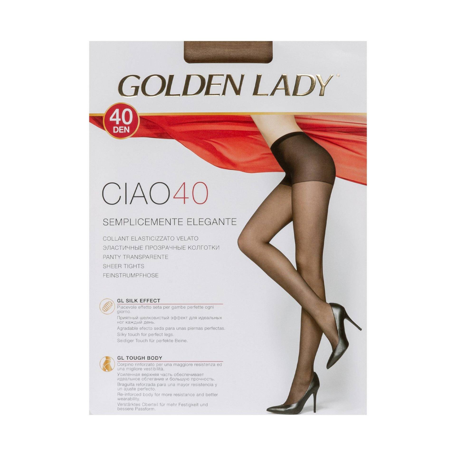 Strumpfhose, 40 Den Damen Nature L von GOLDEN LADY