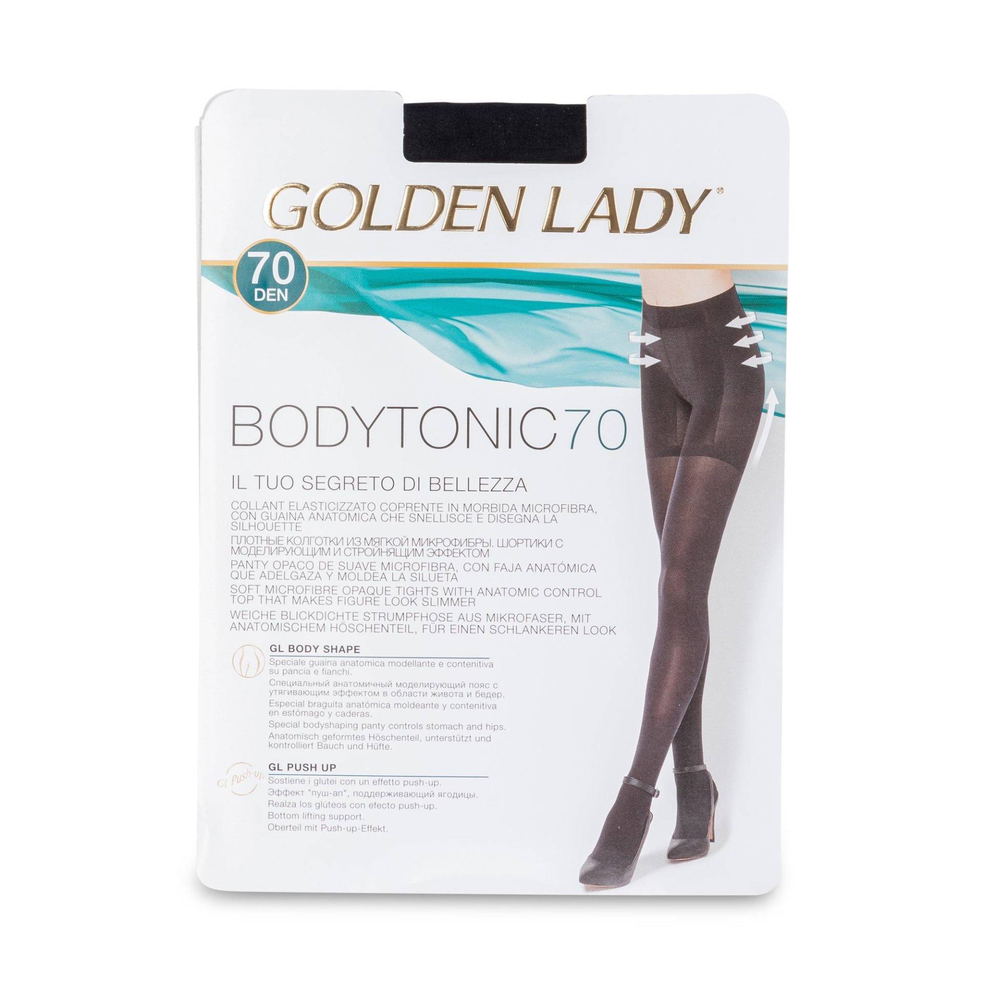 Strumpfhose, 70 Den Damen Black L von GOLDEN LADY