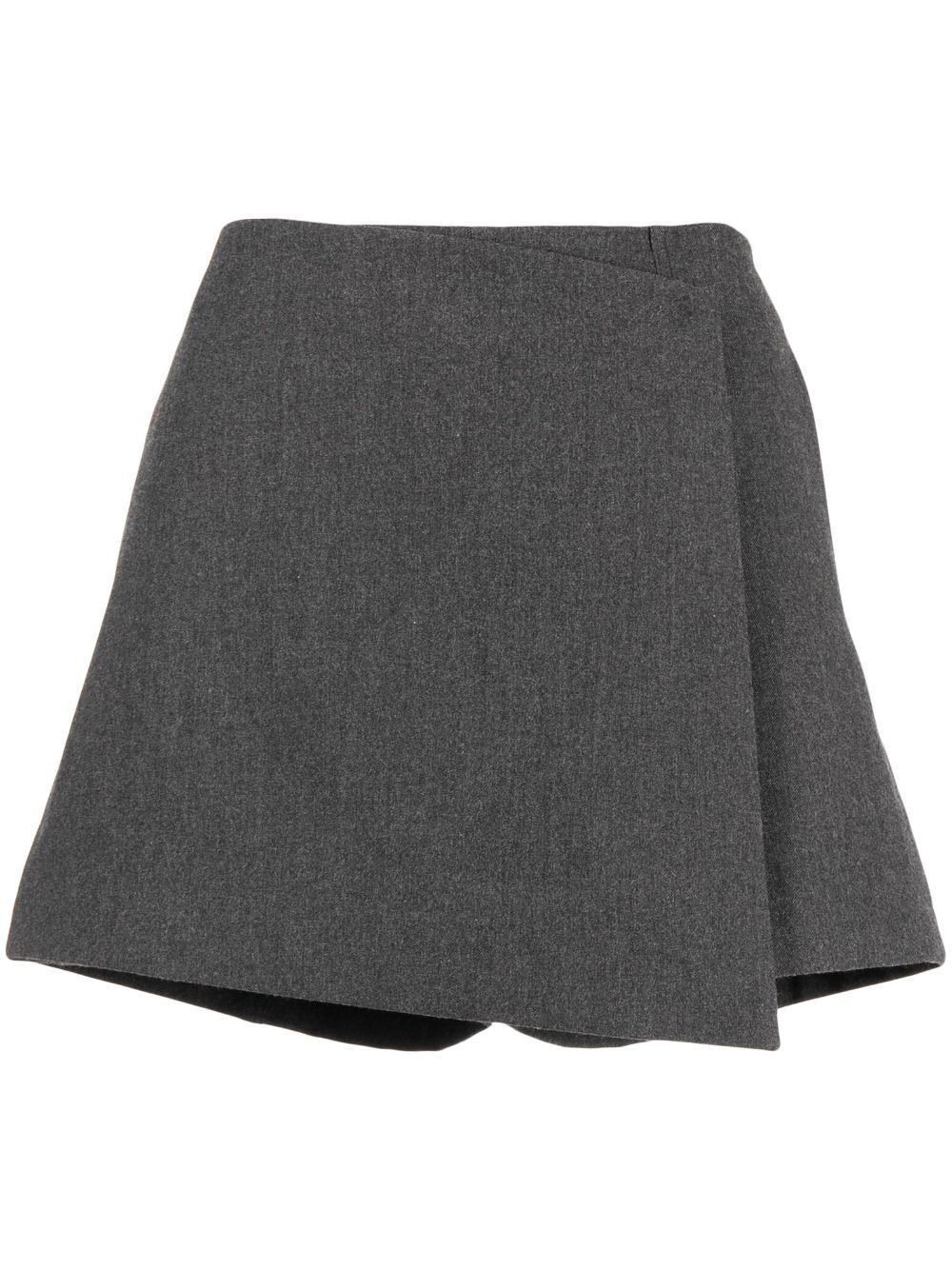 GOODIOUS high-waisted mini skorts - Grey von GOODIOUS