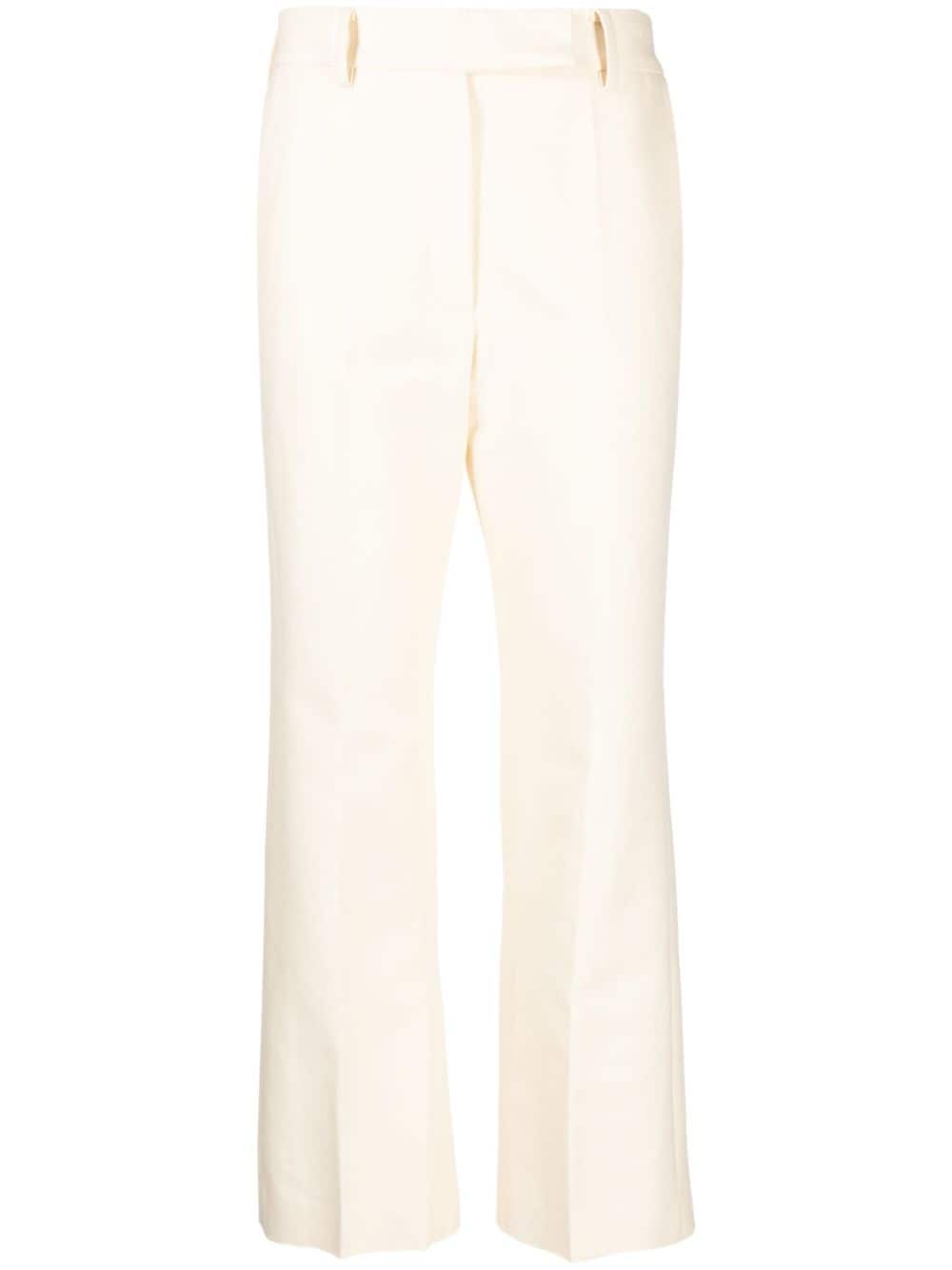 GOODIOUS tailored straight-leg trousers - Neutrals von GOODIOUS