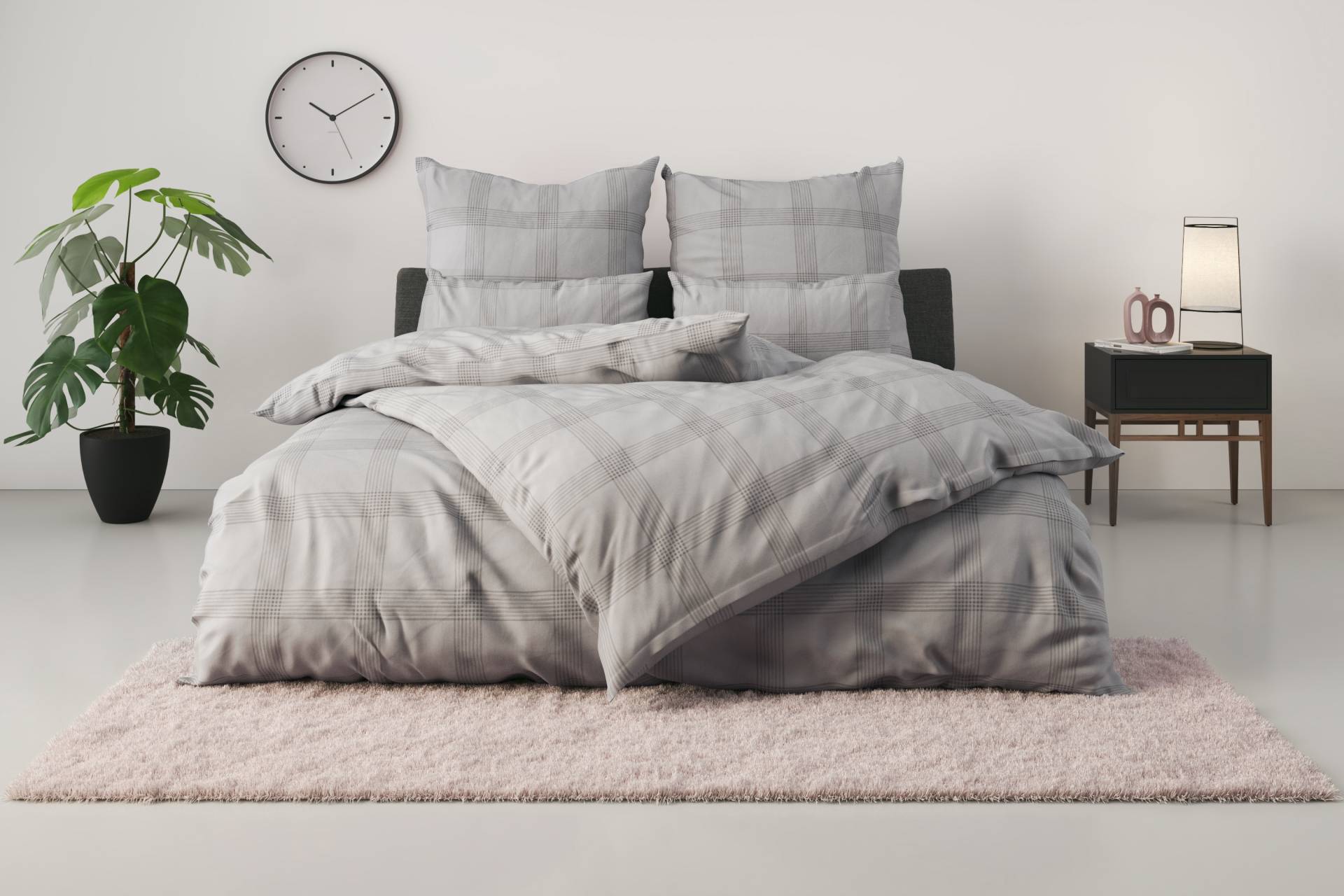 GOODproduct Bettwäsche »Check in Gr. 135x200, 155x220 oder 200x200 cm«, Bettwäsche aus Bio-Baumwolle, Bettwäsche im Karo-Design von GOODproduct