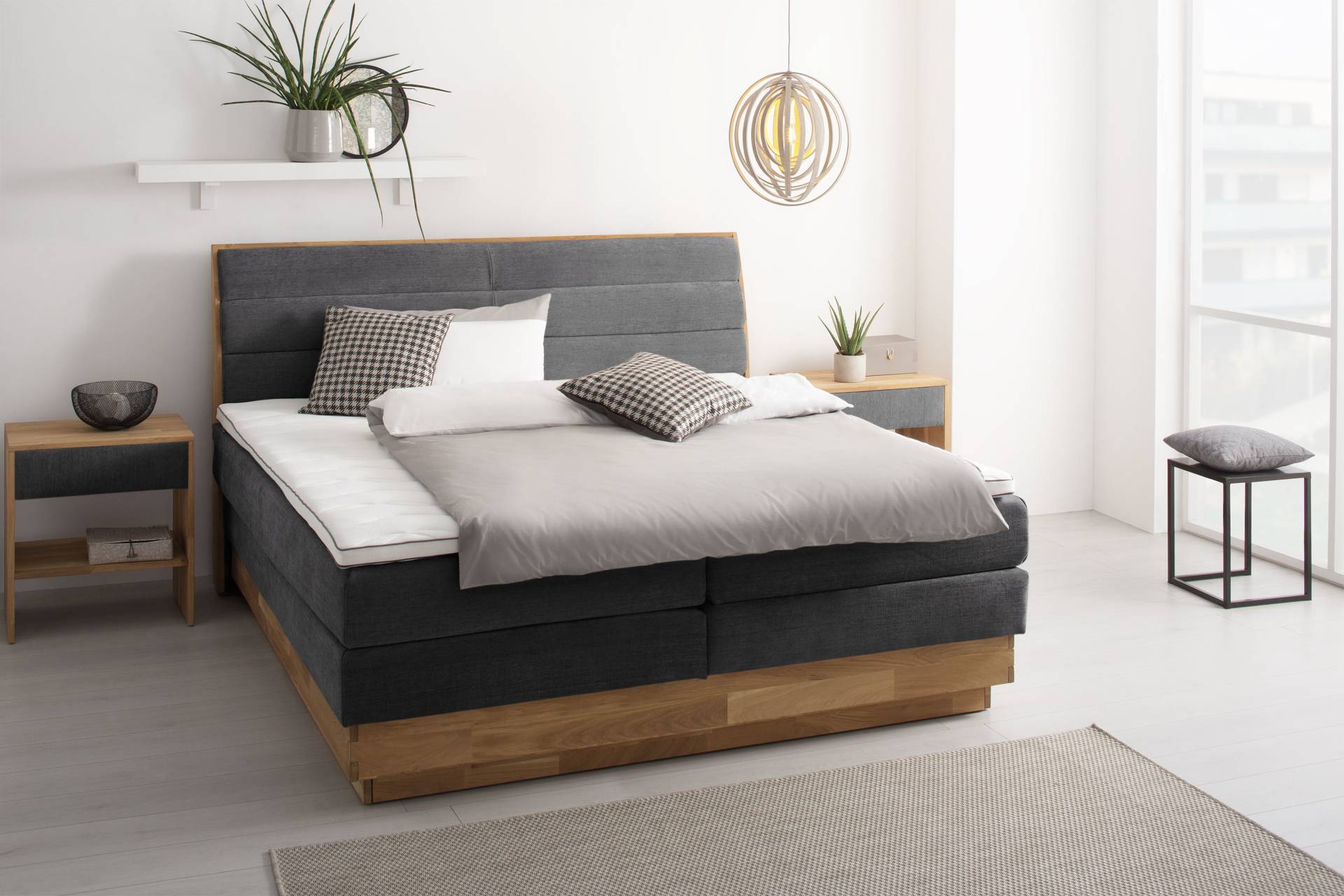 GOODproduct Boxspringbett, LED-Beleuchtung, mit zertifizierten, recycelten Bezugsstoffen GOODproduct Boxspringbett, LED-Beleuchtung, mit zertifizierten, recycelten Bezugsstoffen von GOODproduct