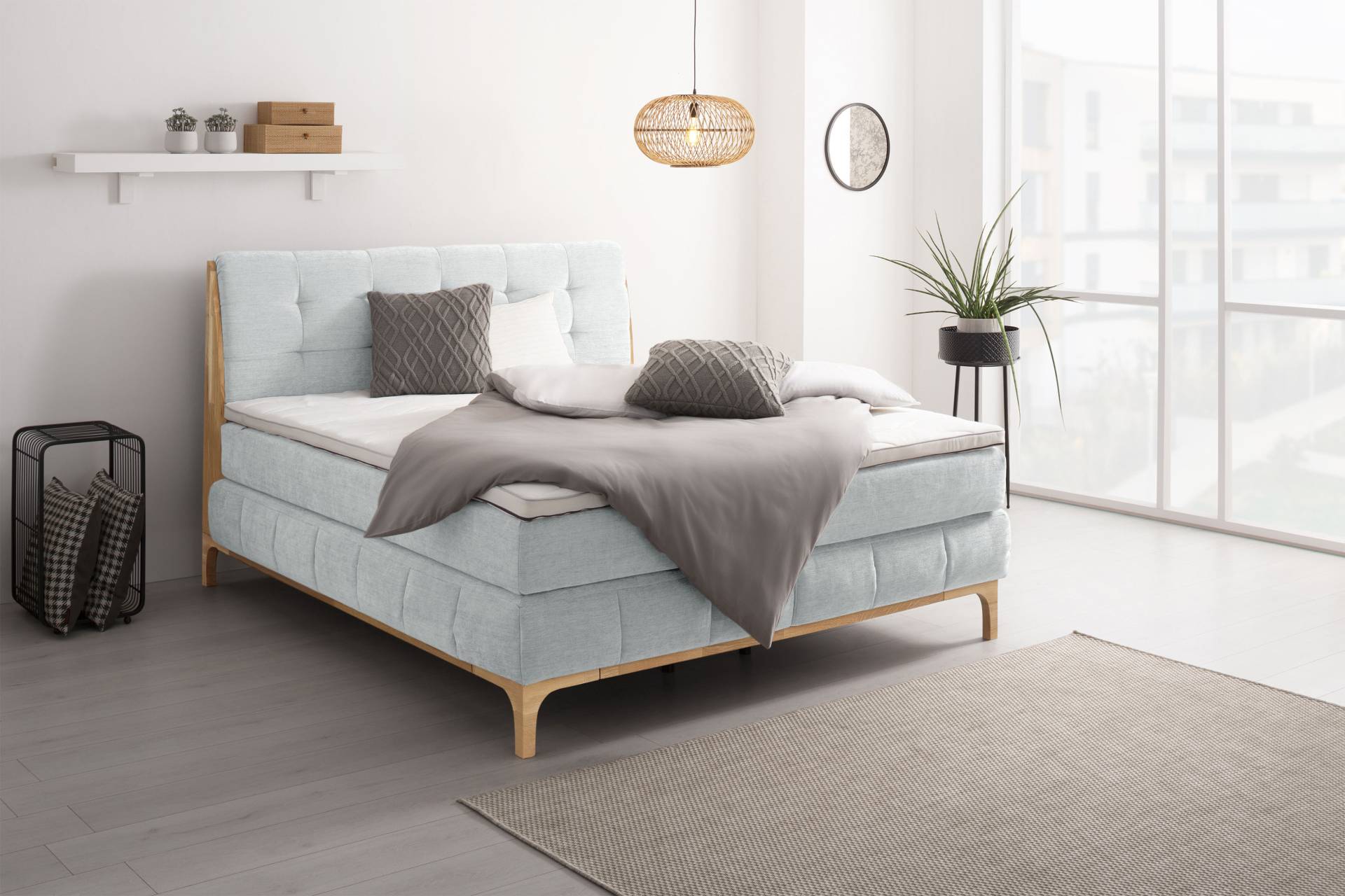 GOODproduct Boxspringbett »Jelle«, (5 St.) von GOODproduct