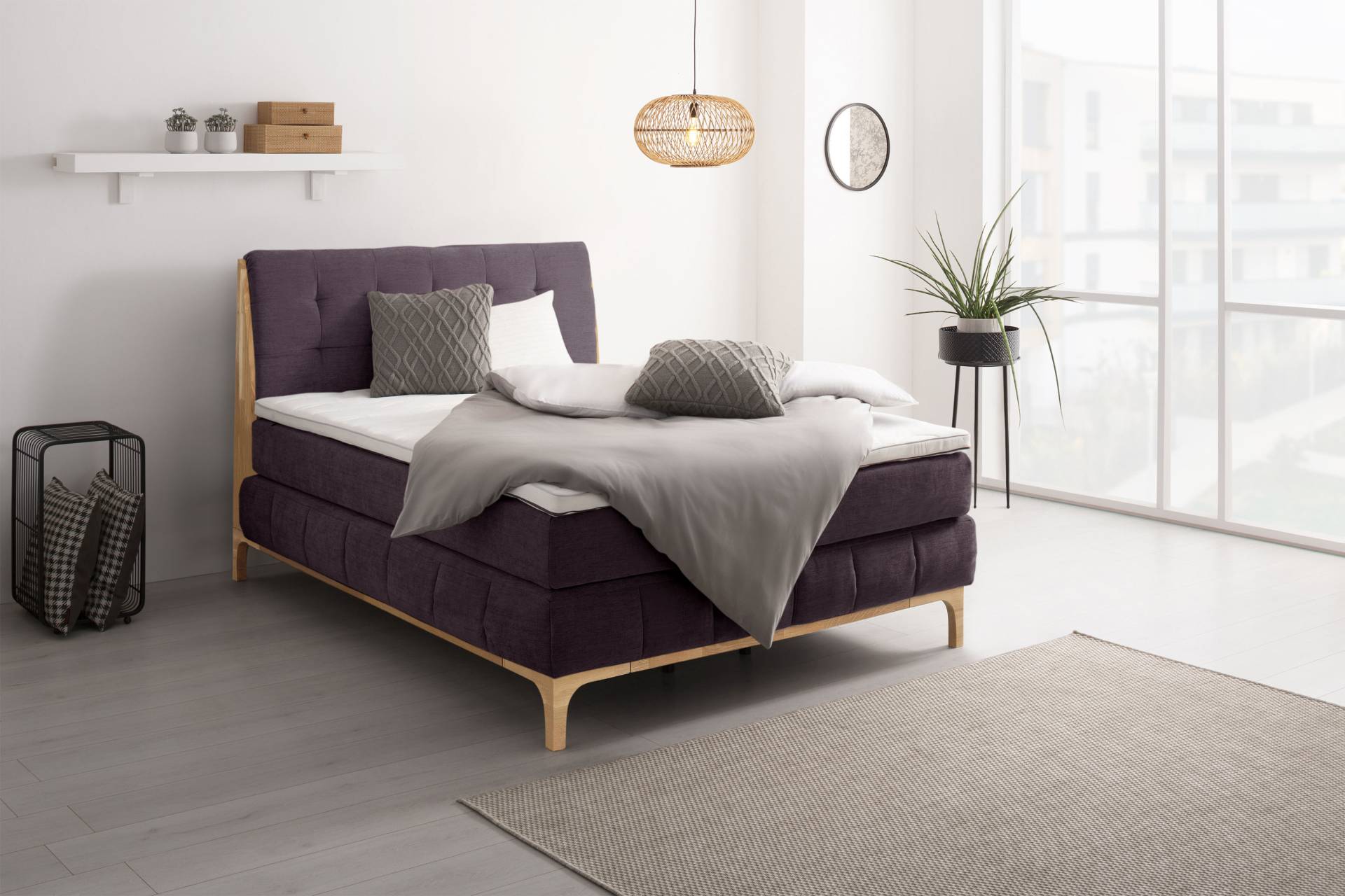 GOODproduct Boxspringbett »Jelle«, (5 St.) von GOODproduct