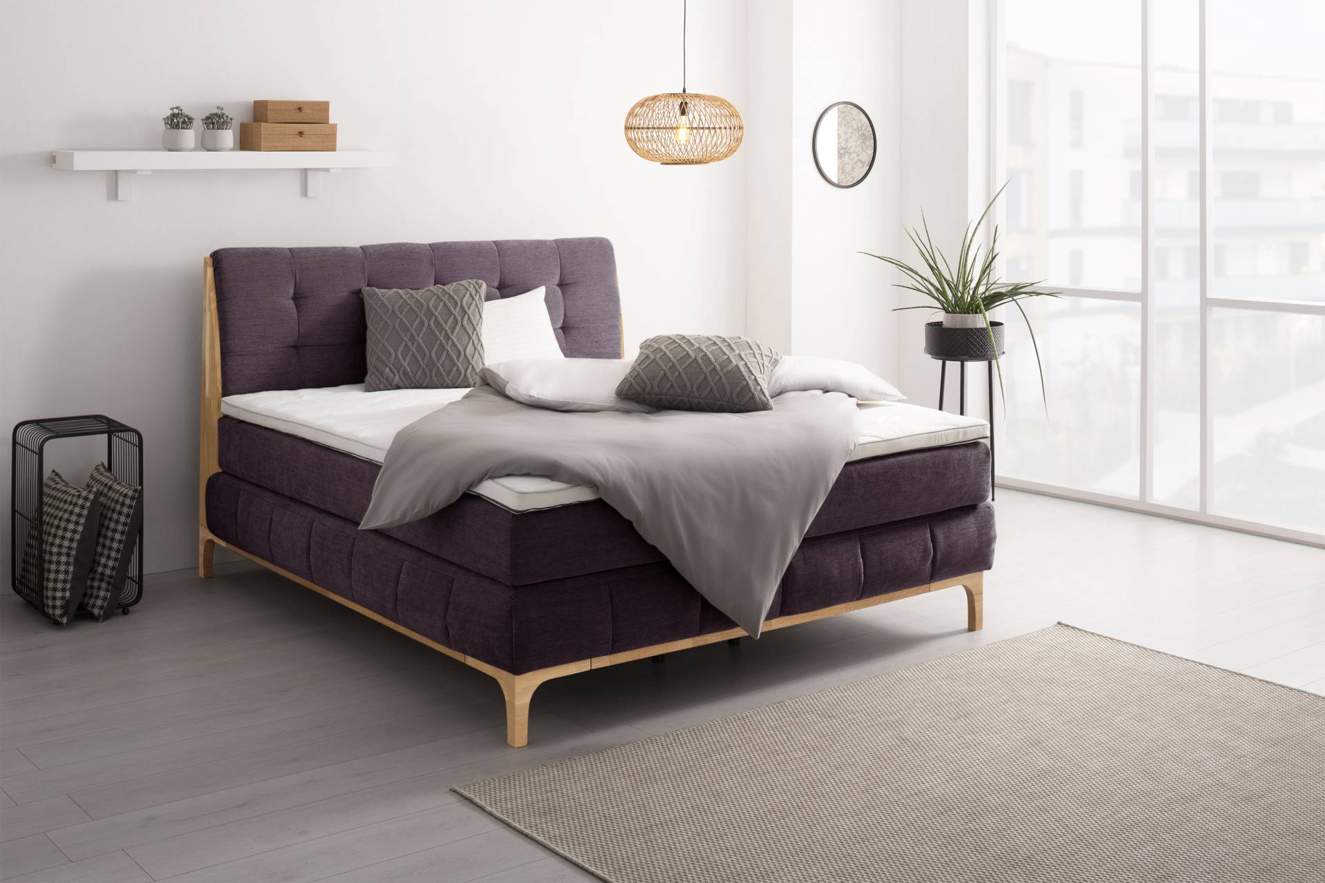 GOODproduct Boxspringbett »Jelle«, (5 St.) von GOODproduct