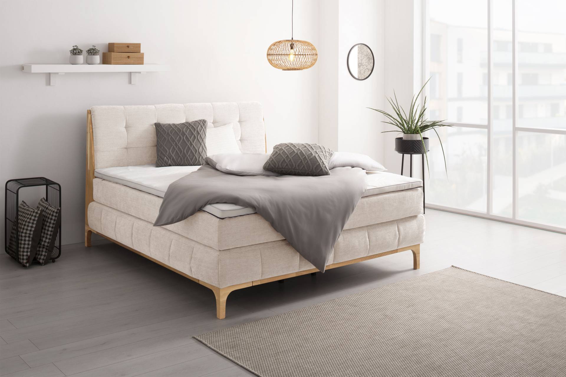 GOODproduct Boxspringbett »Jelle«, (5 St.) von GOODproduct