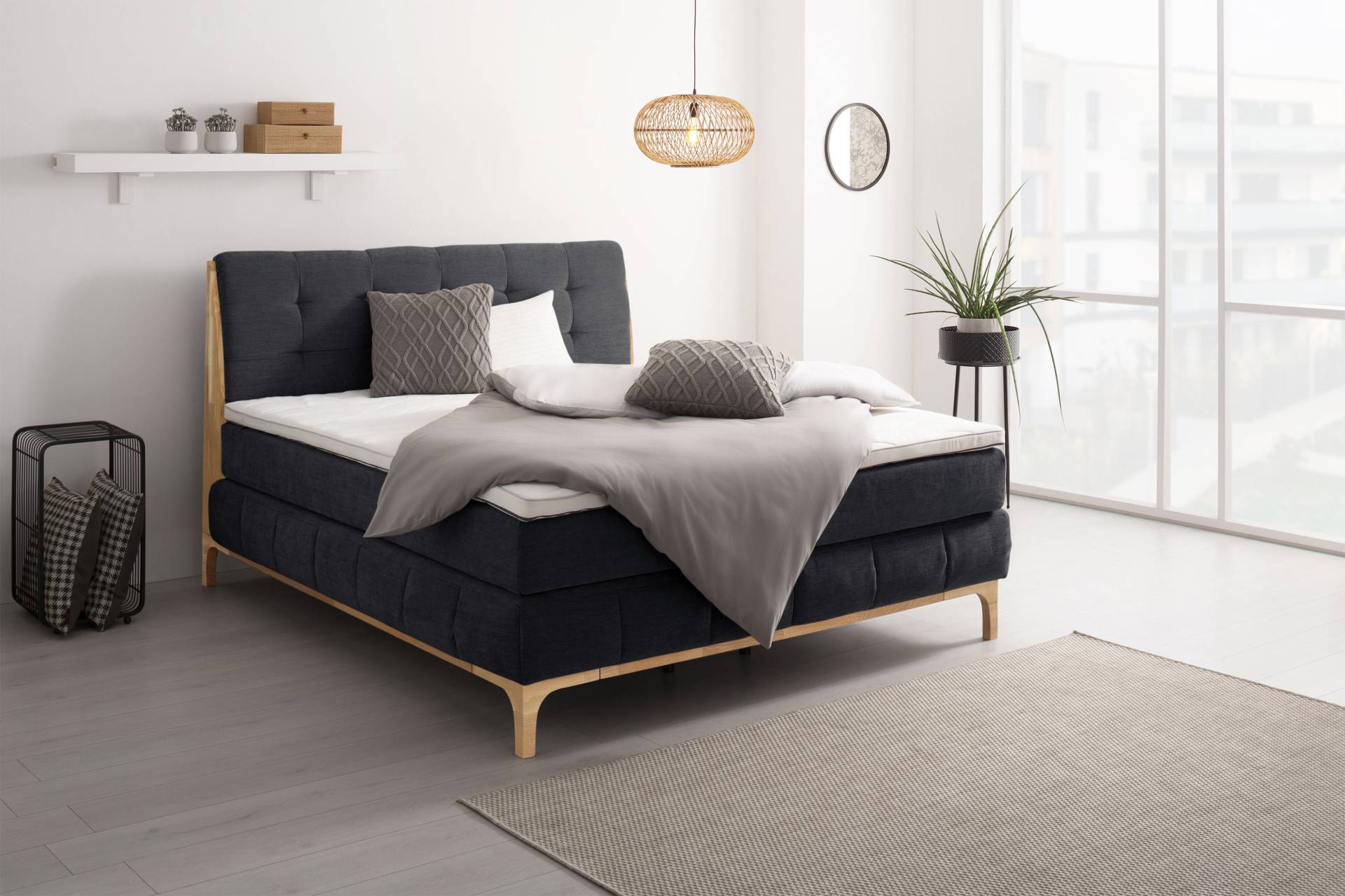 GOODproduct Boxspringbett »Jelle«, (5 St.) von GOODproduct