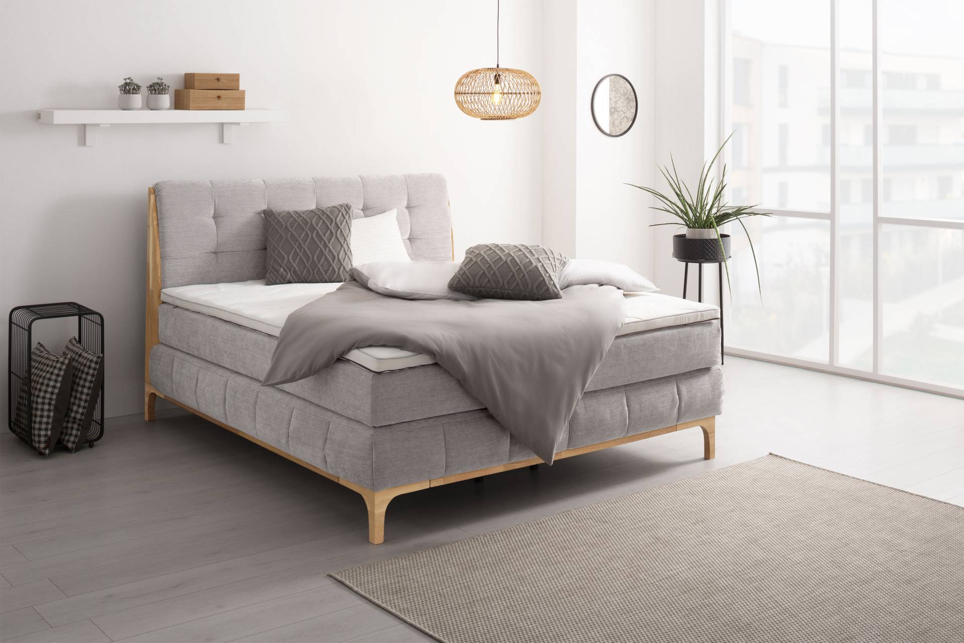 GOODproduct Boxspringbett »Jelle«, (5 St.) von GOODproduct