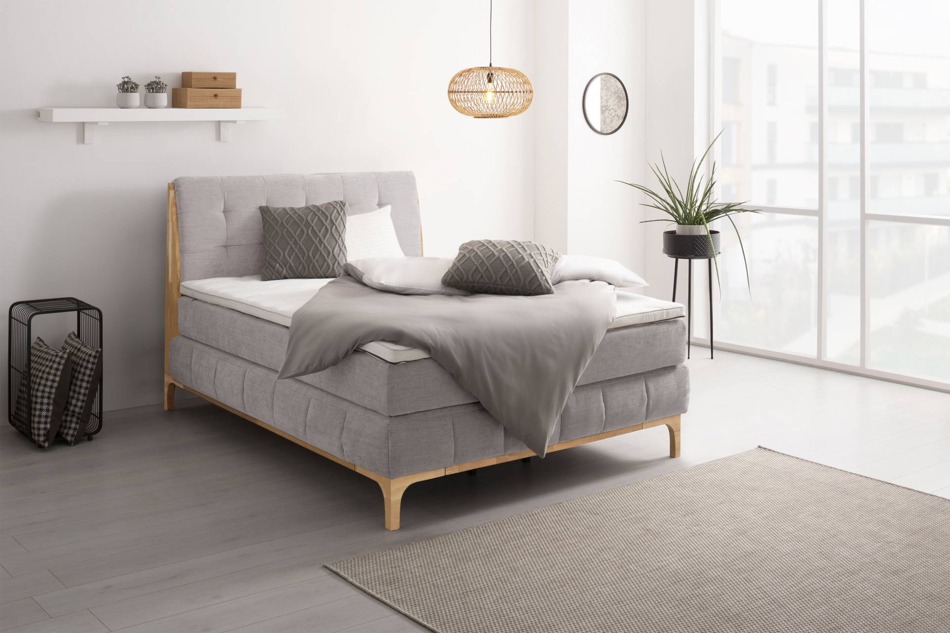 GOODproduct Boxspringbett »Jelle«, (5 St.) von GOODproduct