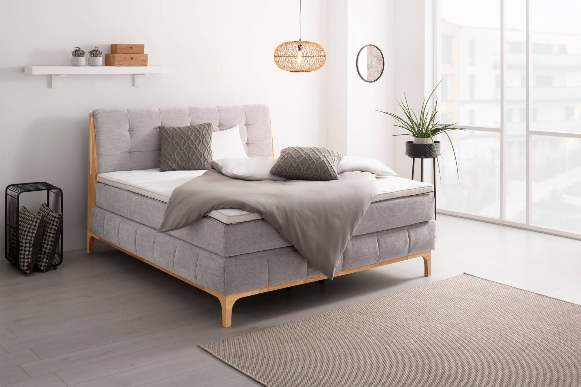 GOODproduct Boxspringbett »Jelle«, (5 St.) von GOODproduct