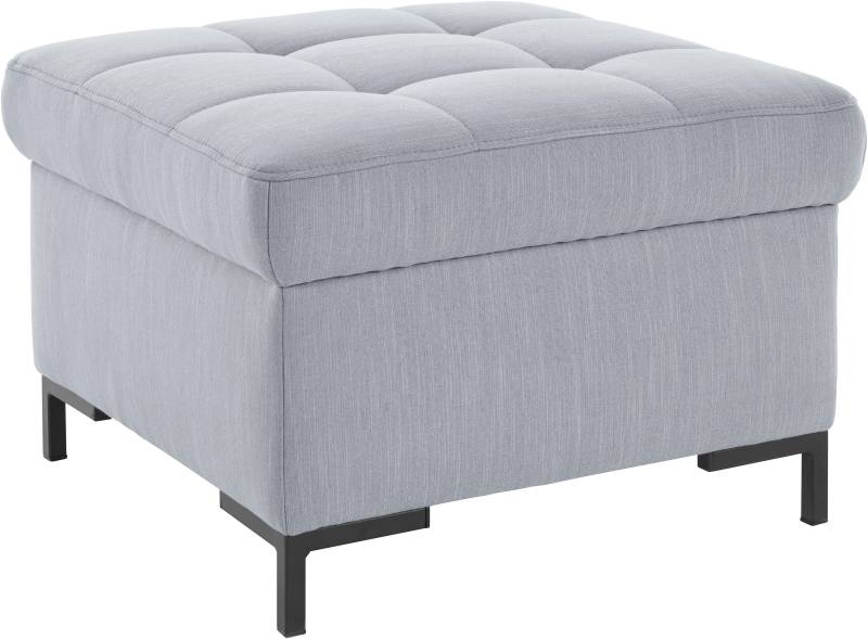 GOODproduct Hocker »Grazzo«, hochwertige Stoffe aus recyceltem Material, Steppung im Sitzbereich von GOODproduct