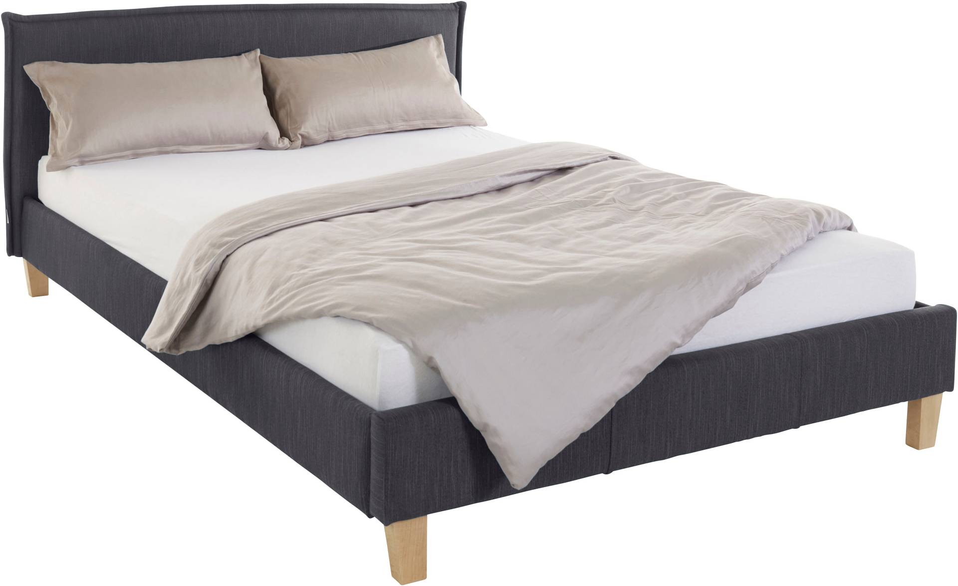 GOODproduct Polsterbett »Heddi«, in 5 Breiten: von 90cm-200cm, Biese am Kopfteil, Strukturstoff GOODproduct Polsterbett »Heddi«, in 5 Breiten: von 90cm-200cm, Biese am Kopfteil, Strukturstoff von GOODproduct