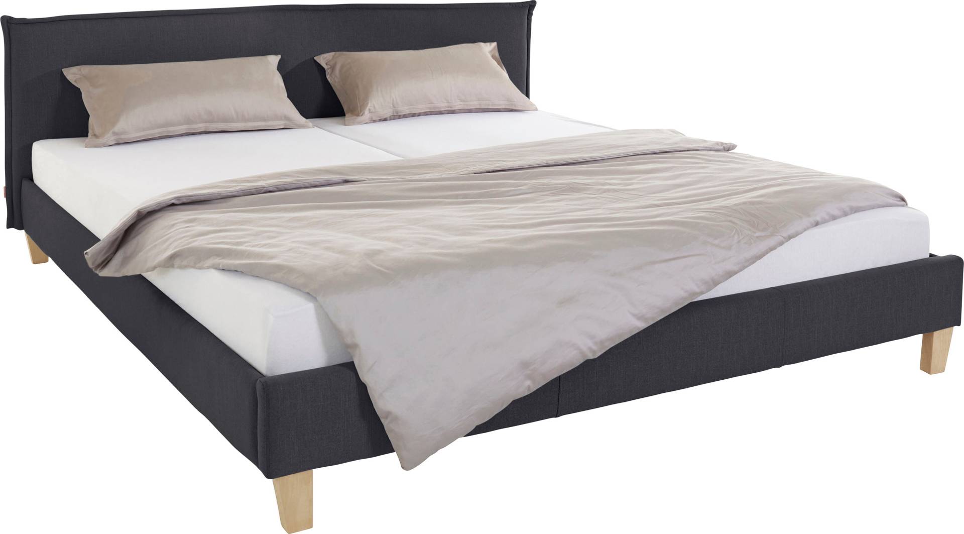 GOODproduct Polsterbett »Heddi«, in 5 Breiten: von 90cm-200cm, Biese am Kopfteil, Strukturstoff GOODproduct Polsterbett »Heddi«, in 5 Breiten: von 90cm-200cm, Biese am Kopfteil, Strukturstoff von GOODproduct