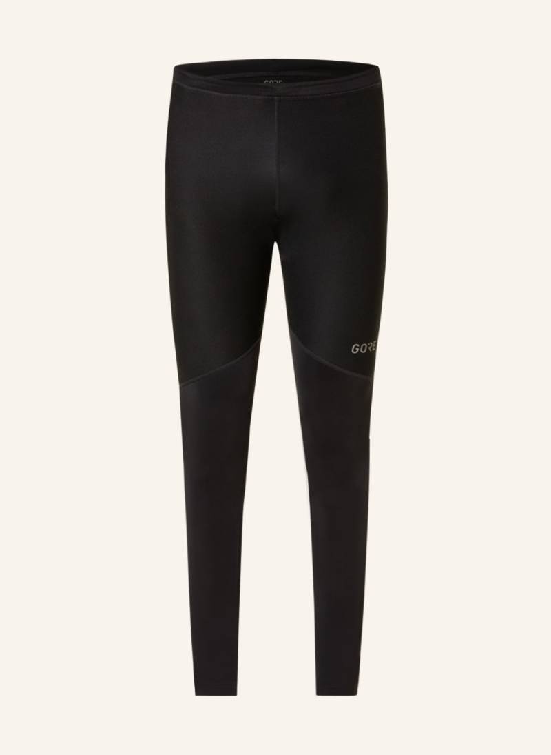 Gore Running Wear Lauftights Partial Gore® Windstopper® schwarz von GORE RUNNING WEAR