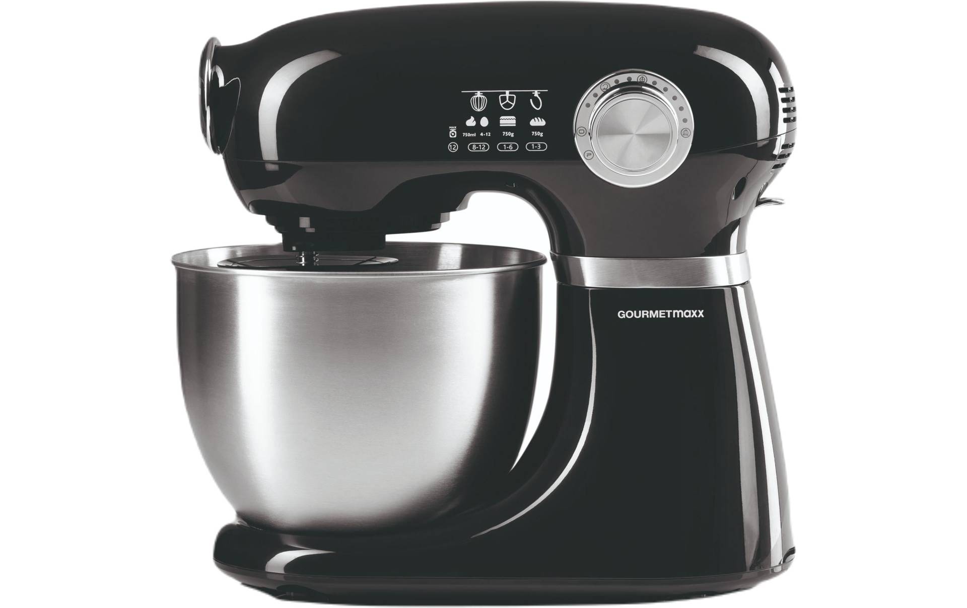 GOURMETmaxx Küchenmaschine »Schwarz« von GOURMETmaxx