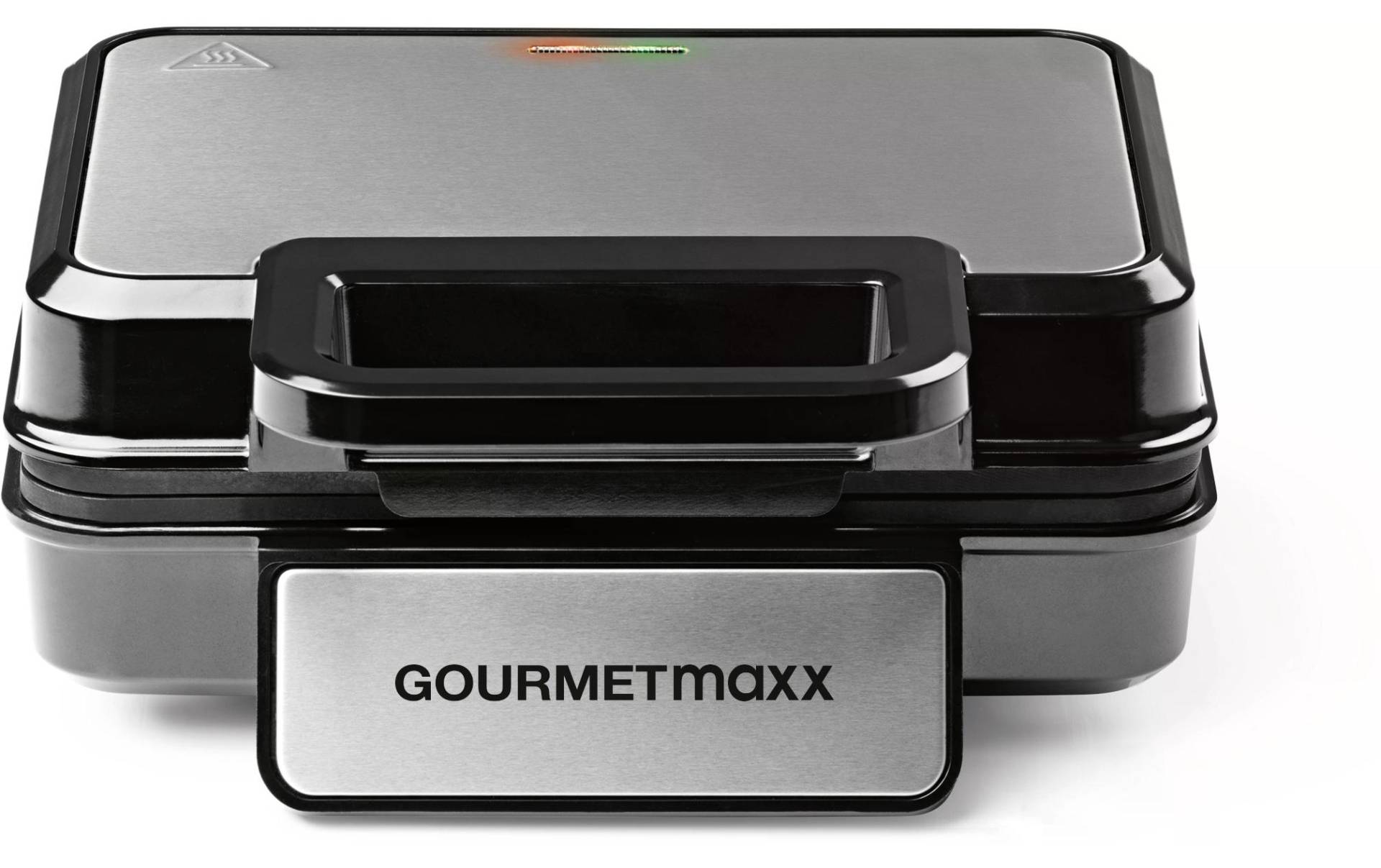 GOURMETmaxx Waffeleisen »Silber/Schwar«, 1200 W von GOURMETmaxx