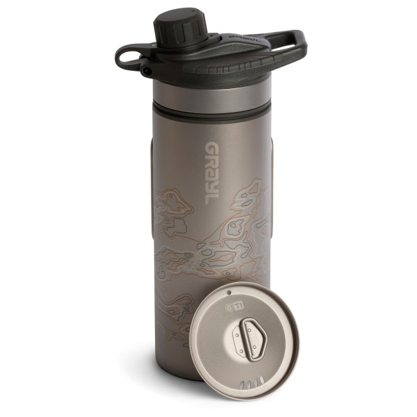 GRAYL - GeoPress Purifier Titanium Bottle - Wasserfilter Gr 710 ml schwarz von GRAYL