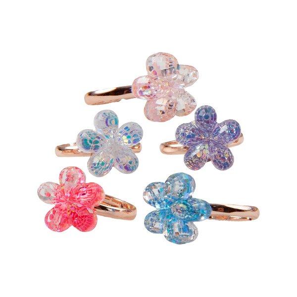 Ringe Shimmer Flower Mädchen Multicolor von GREAT PRETENDERS