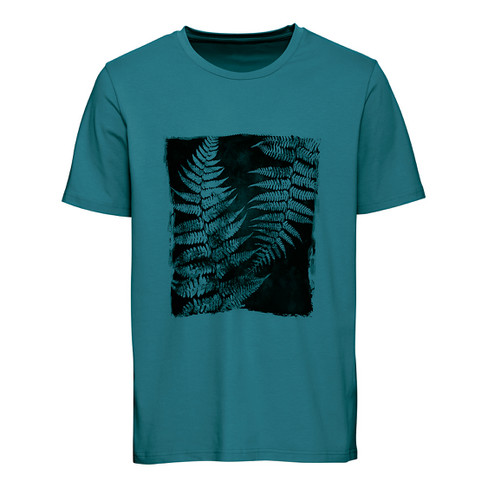 T-Shirt aus Bio-Baumwolle, atlantik L von Waschbär