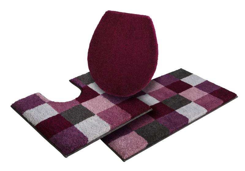 Grund Badematte »Mosaik«, rutschhemmend beschichtet, fussbodenheizungsgeeignet, angenehm weich, auch als 3 teiliges Set erhältlich, Made in Europe von Grund
