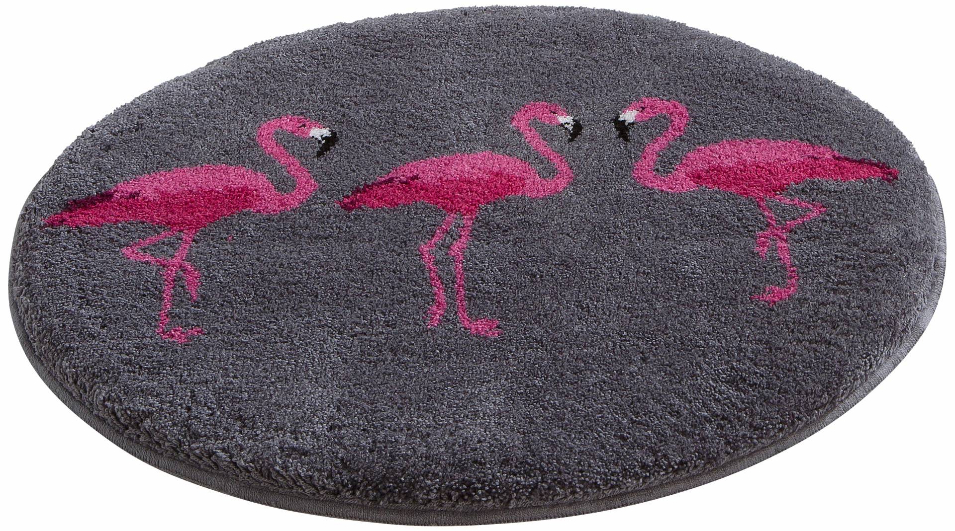 Grund Badematte »Flamingos«, Höhe 20 mm, rutschhemmend beschichtet, fussbodenheizungsgeeignet von Grund