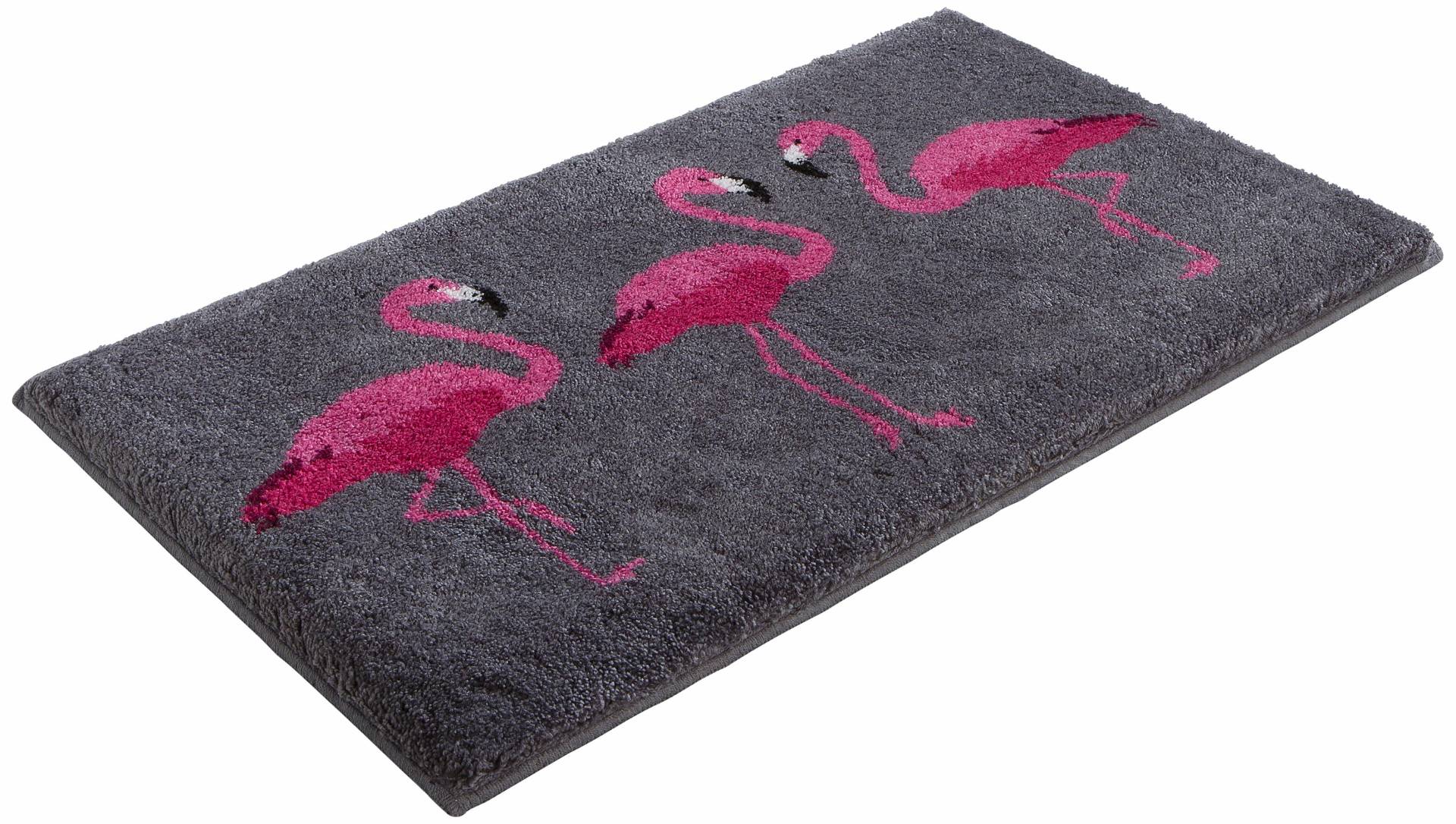 Grund Badematte »Flamingos«, Höhe 20 mm, rutschhemmend beschichtet, fussbodenheizungsgeeignet von Grund