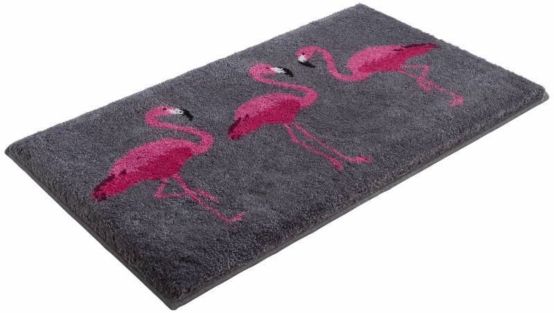 Grund Badematte »Flamingos«, Höhe 20 mm, rutschhemmend beschichtet, fussbodenheizungsgeeignet von Grund