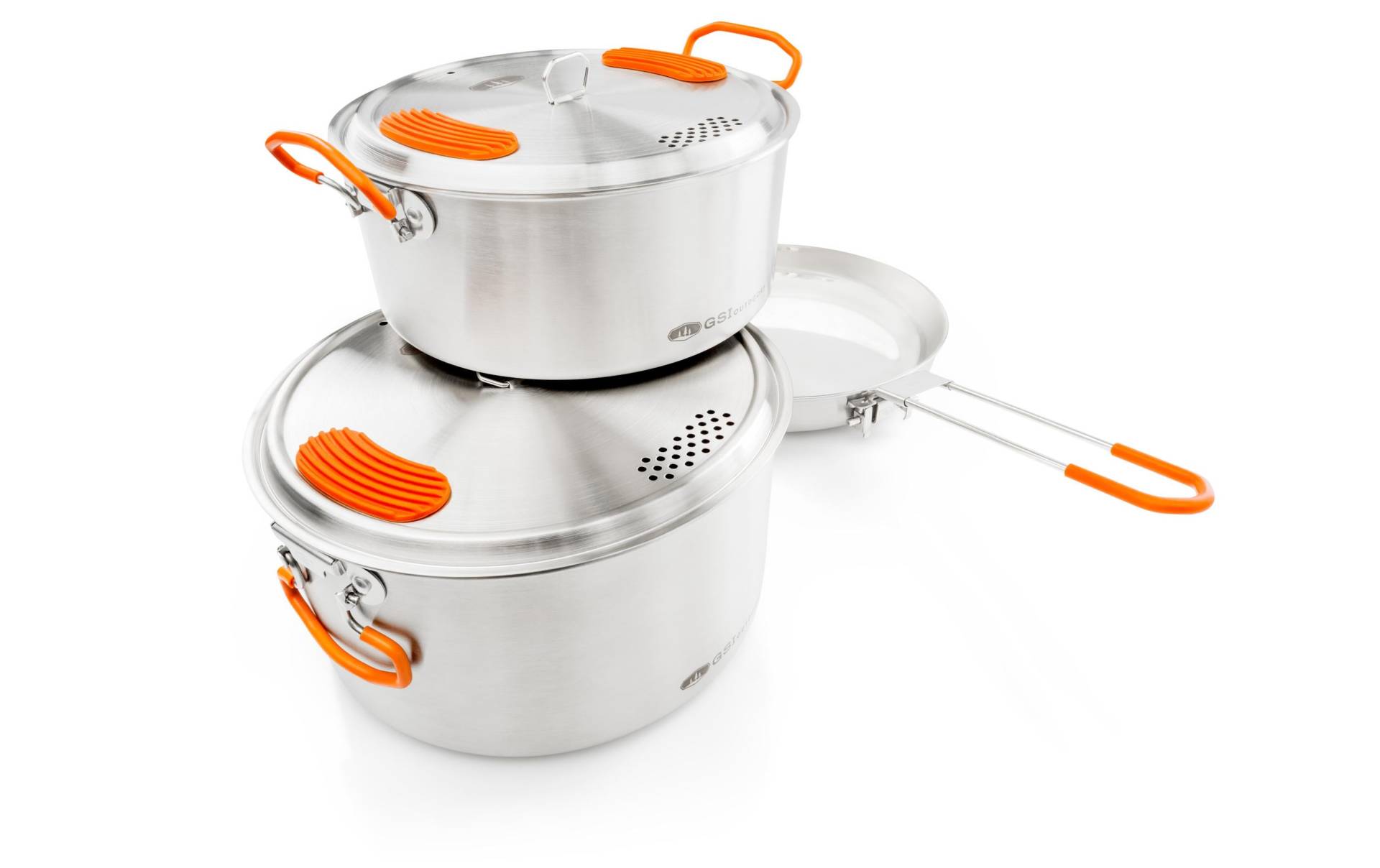 Geschirr-Set »GSI Glacier Stainless Base Camper Medium« Geschirr-Set »GSI Glacier Stainless Base Camper Medium« von GSI Outdoors